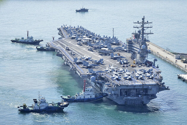 Us Aircraft Carrier Arrives In Vietnam Borneo Bulletin Online