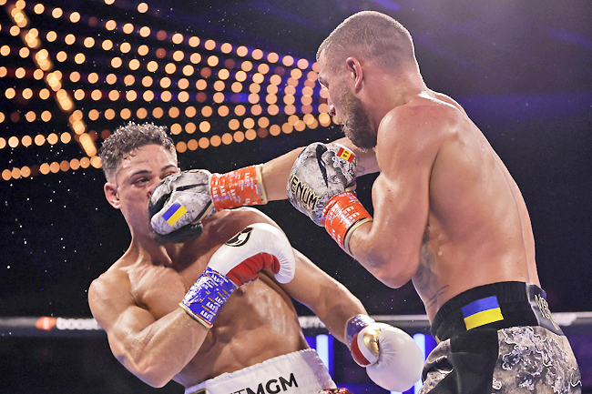Vasiliy Lomachenko wins thrilling return to boxing against Jamaine