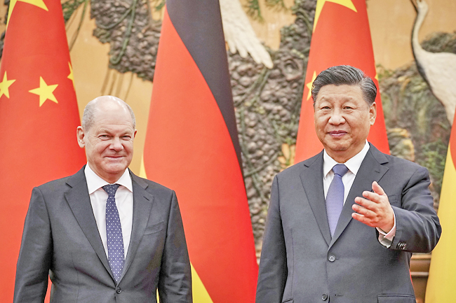 China’s Xi urges Ukraine peace talks with Germany’s Scholz | Borneo