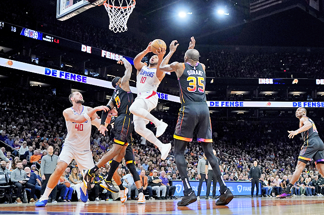 Booker scores 38 points, Suns beat Clippers to even series