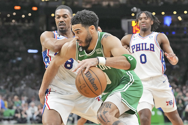 Tatum Sets Game 7 Record With 51 Points, Celtics Beat 76ers 112-88 ...