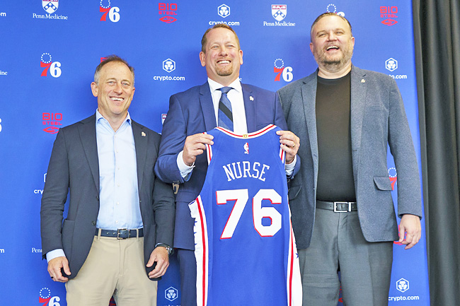 76ers coach Nick Nurse wants Harden back, can co-exist with Embiid