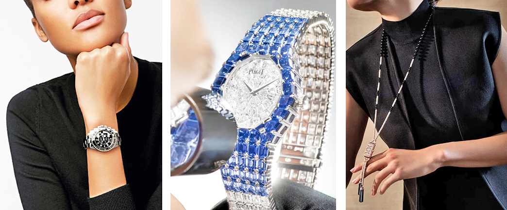 As well as drool-worthy shots of jewels and watches, like