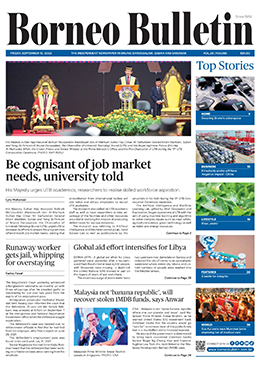 Borneo Bulletin Online, The Independent Newspaper in Brunei Darussalam,  Sabah and Sarawak