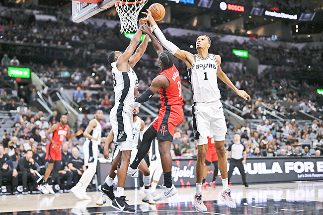 Victor Wembanyama scores 15 points to lead the Spurs past the Rockets  117-103