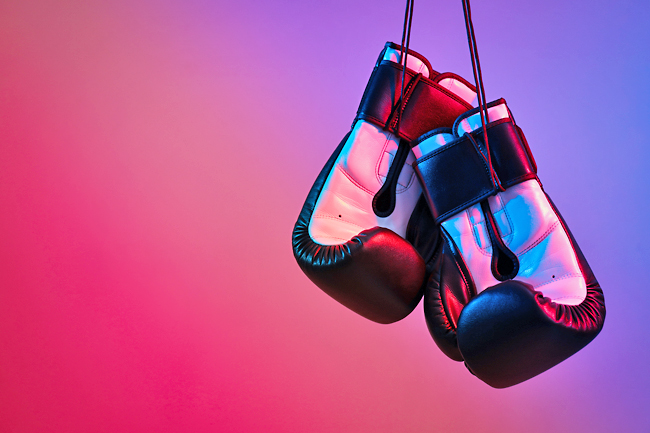 Pink Boxing Gloves iPhone Wallpaper