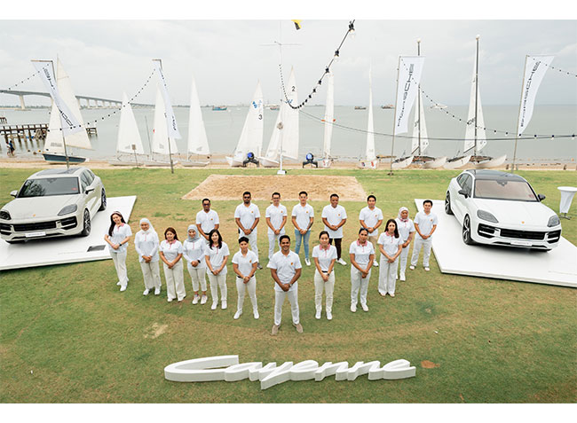 Porsche Brunei unveils latest Cayenne at Royal Brunei Yacht Club