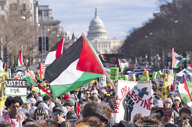 Thousands join Gaza protest in Washington | Borneo Bulletin Online