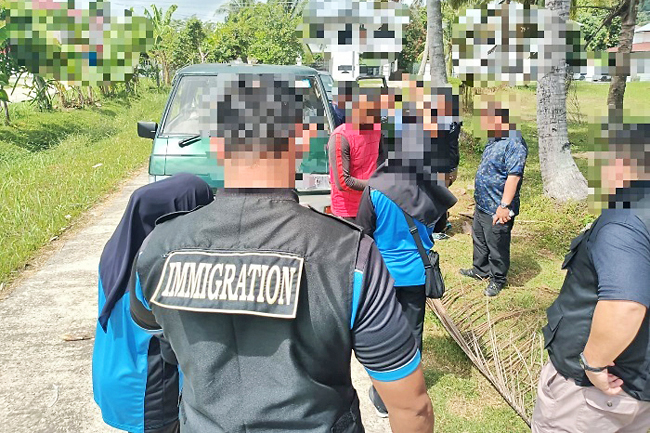 Six foreign workers detained for immigration offences